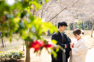 嵐山にて白無垢ロケ