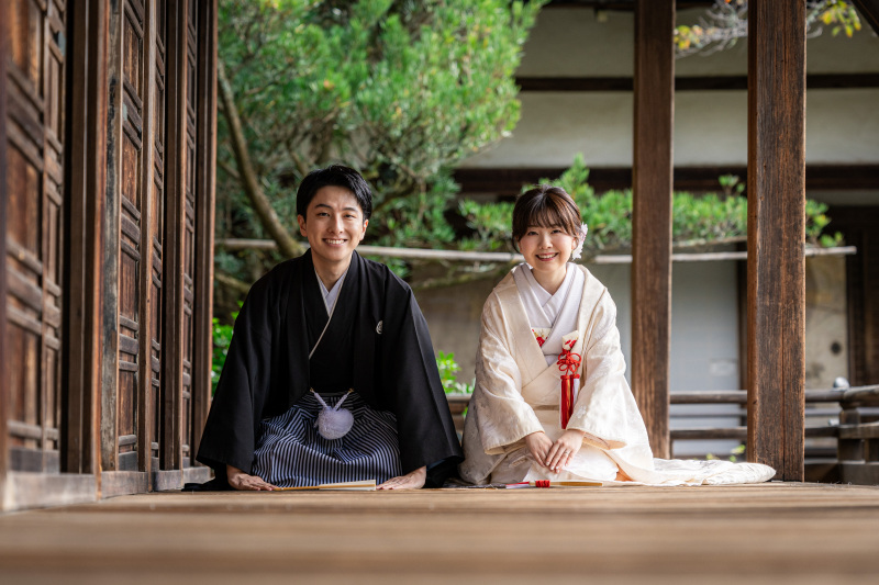 毘沙門堂にて白無垢前撮り♪