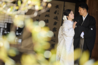 萬福寺で白無垢前撮り♪