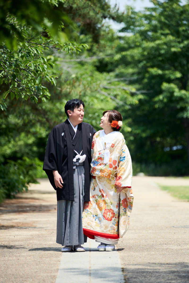 まずは和装で