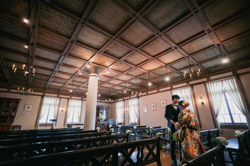 レトロ建築　洋館での撮影