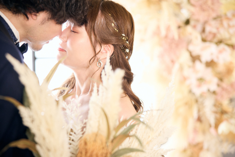 おでこ合わせショット