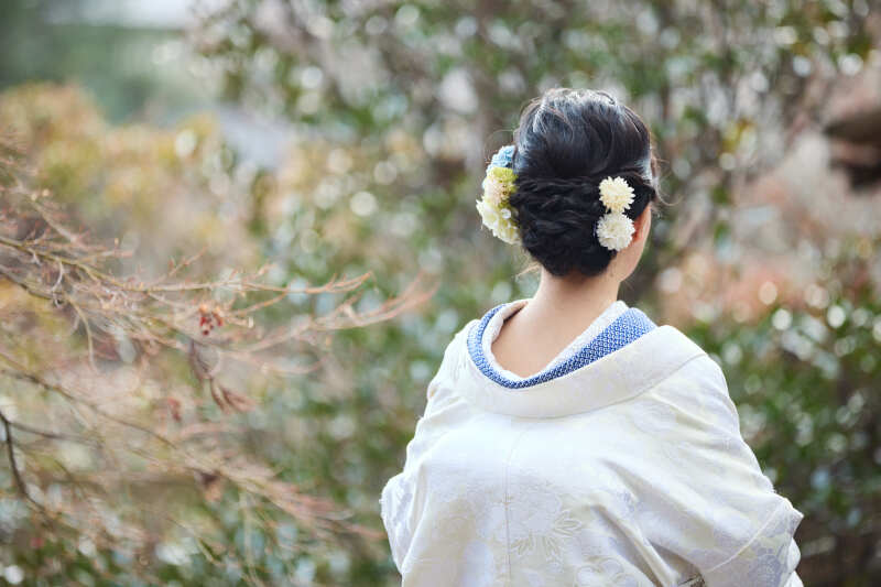 新婦様ヘア