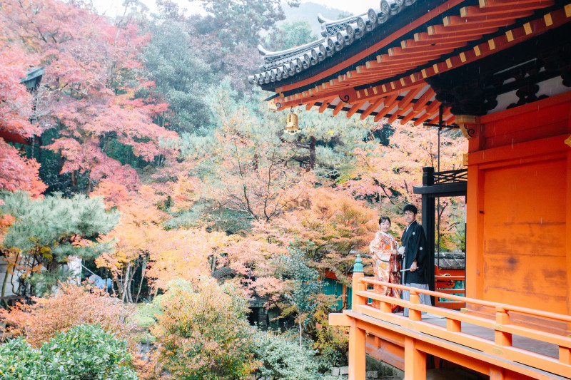 毘沙門堂の景観