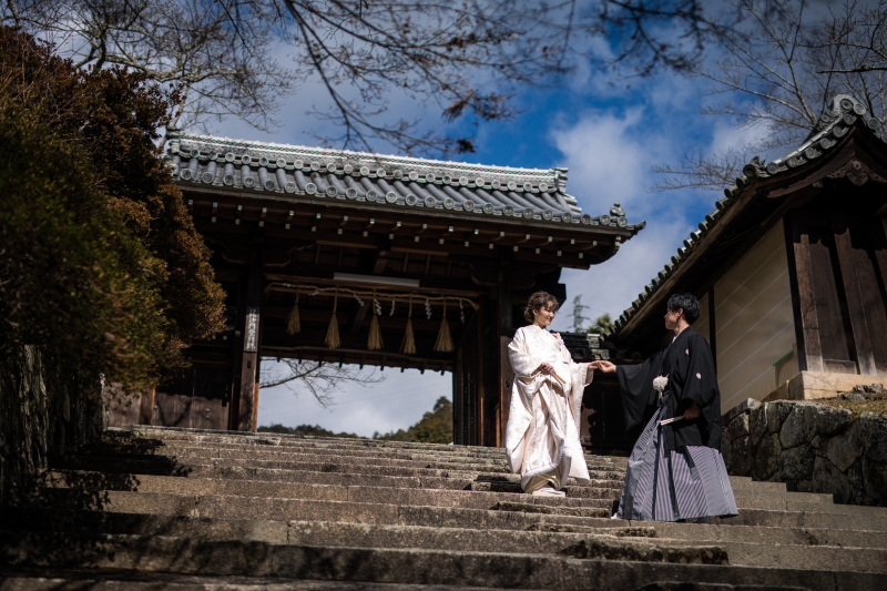 広がる青い空と