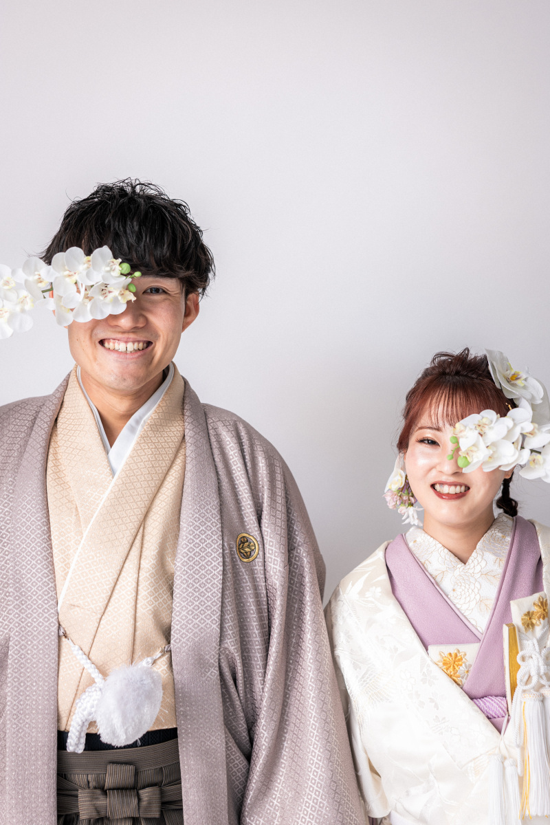 色打掛＆白無垢でスタジオ撮影