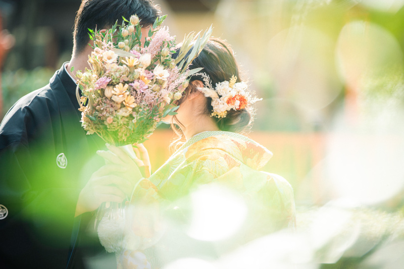 朝の光に包まれて