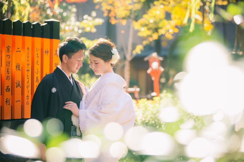 楽しんで、時々、凛として　色打掛・白無垢　祇園にて