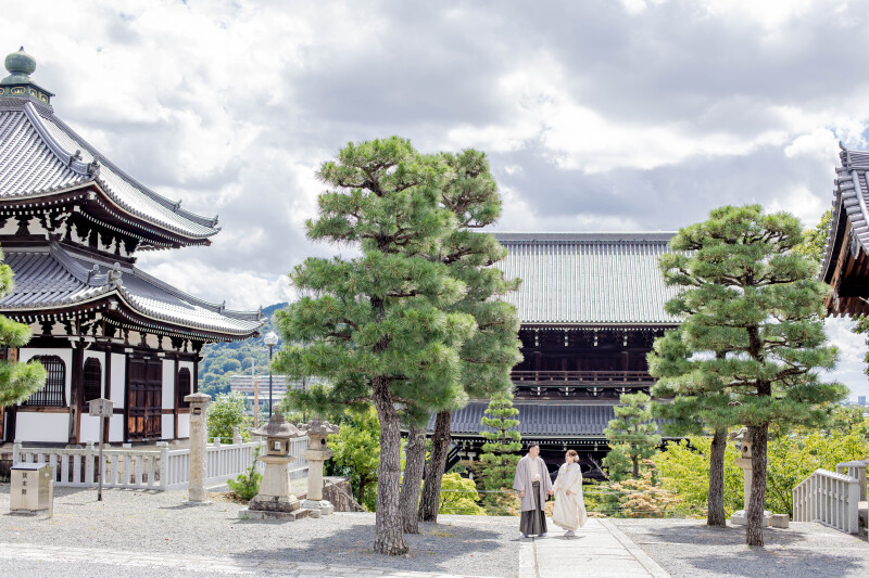 金戒光明寺ロケ撮影！和装2着で♡