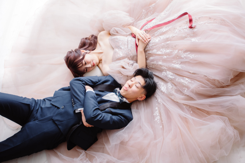 寝転びショットも