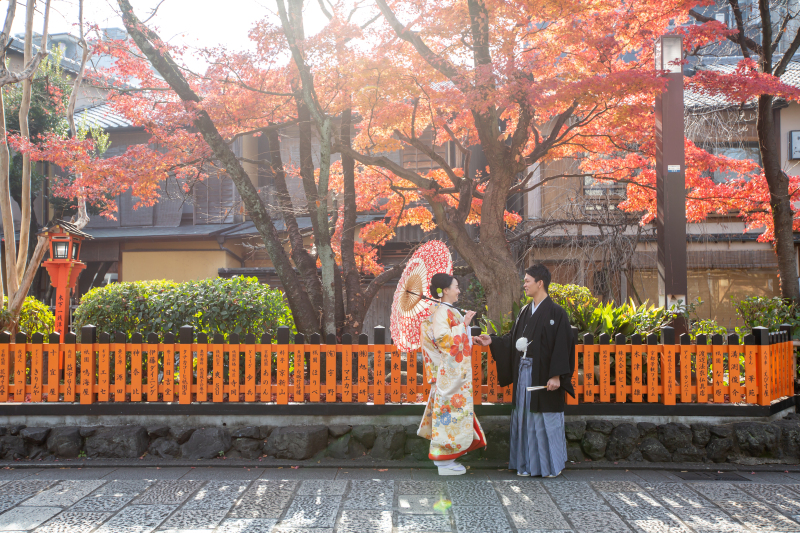 残った紅葉