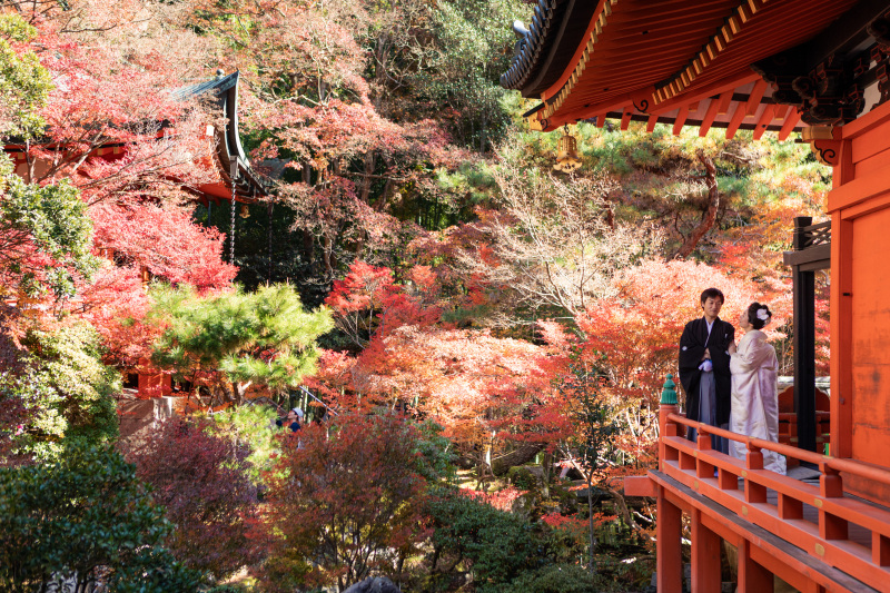 毘沙門堂の景観