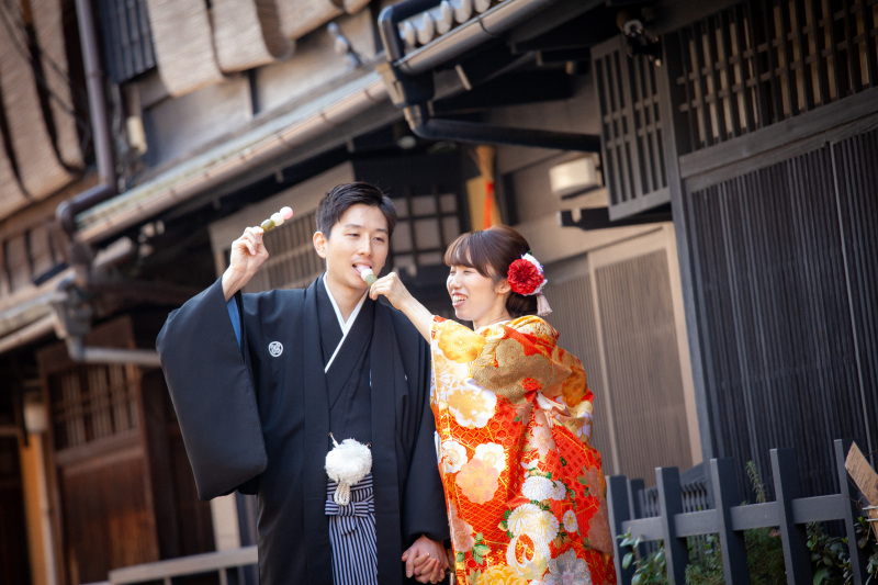 お団子デート♡