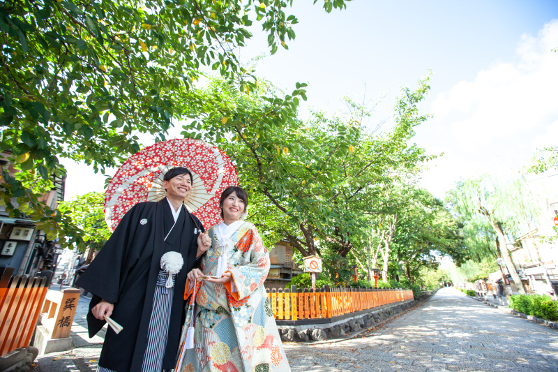 青空の下、撮影スタート！