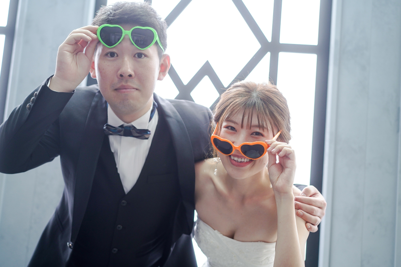 お茶目なポーズ