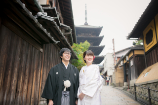 八坂の塔周辺にて