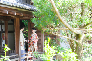 毘沙門堂＆チャペルスタジオで　