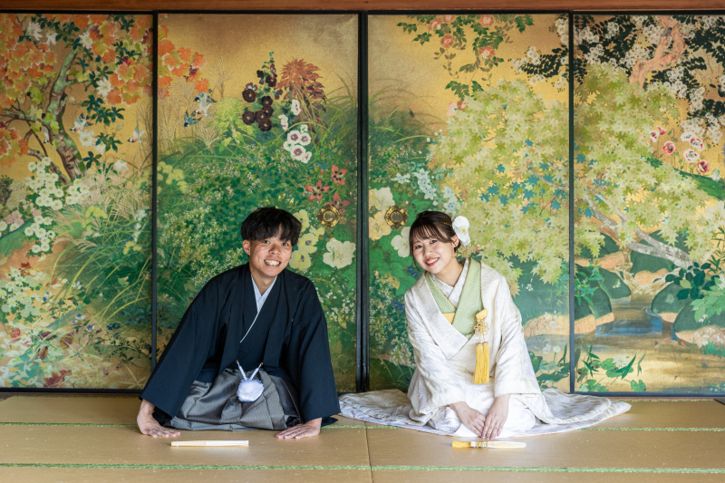 白河院で白無垢撮影！｜8月