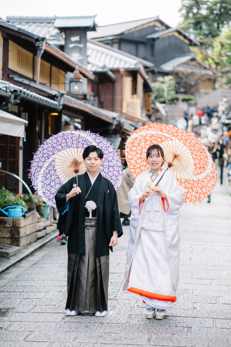 八坂の塔付近へ