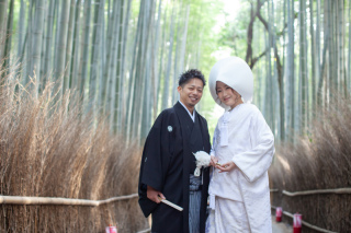 紅葉の嵐山で撮影！