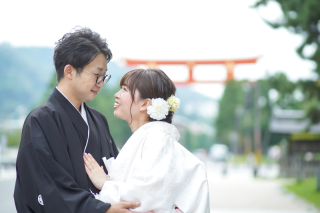 笑顔が印象的なご夫婦♪