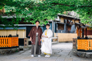 5月の祇園にて　白無垢撮影
