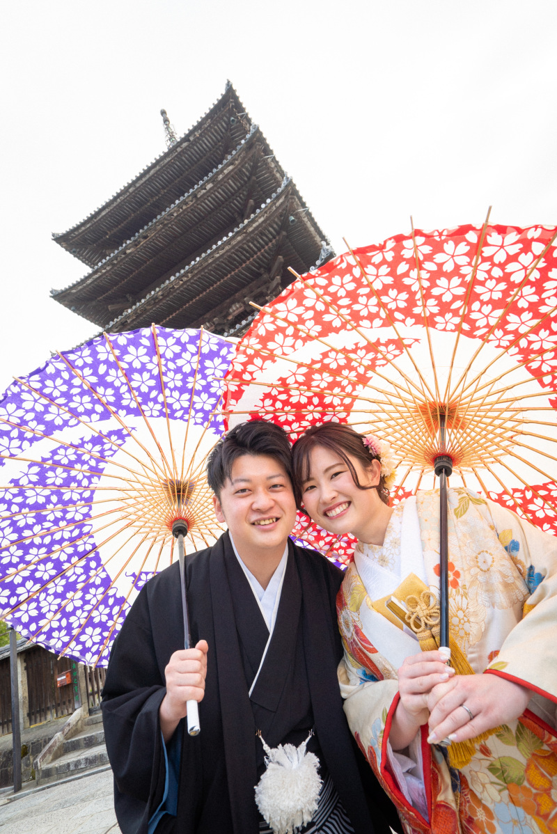 5重の塔と一緒に