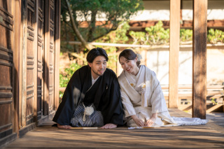 和装ロケで楽しむ毘沙門堂