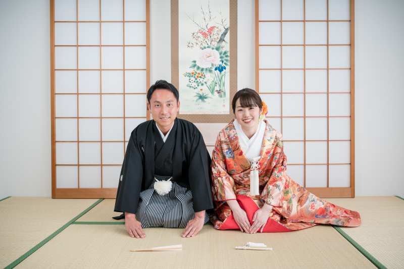 お座りショット