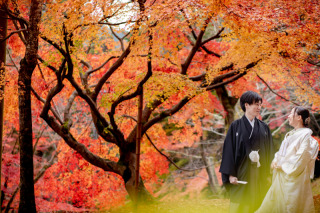 紅葉シーズンの撮影レポ！洋装＆和装で♡