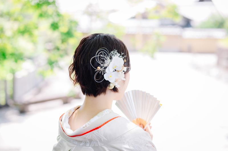 新婦様ヘア