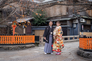 祇園とスタジオで前撮り！