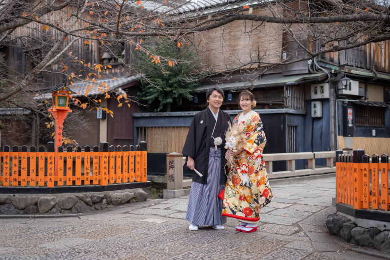 祇園とスタジオで前撮り！