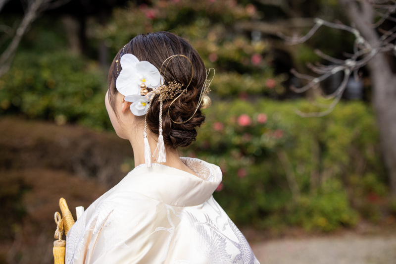 新婦様ヘアセット