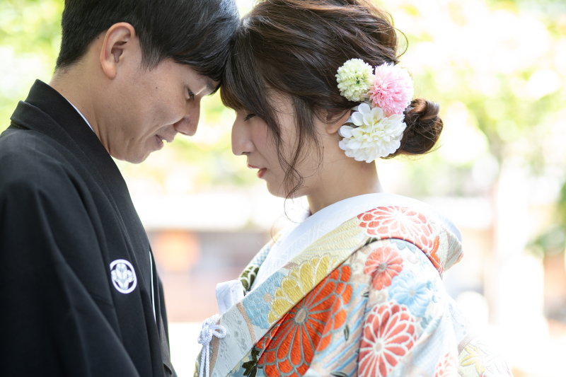 おでこをこつん♡