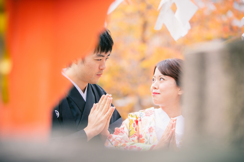 ゆるーく、ふんわりと　色打掛　祇園にて