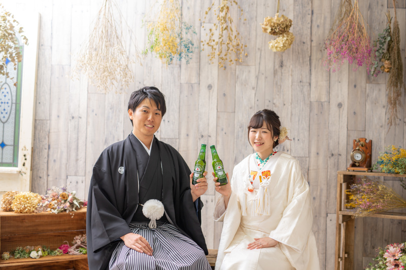 持ち込みのアイテムで！