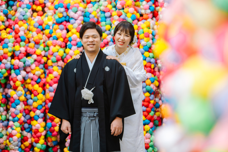 カラフルなくくり猿