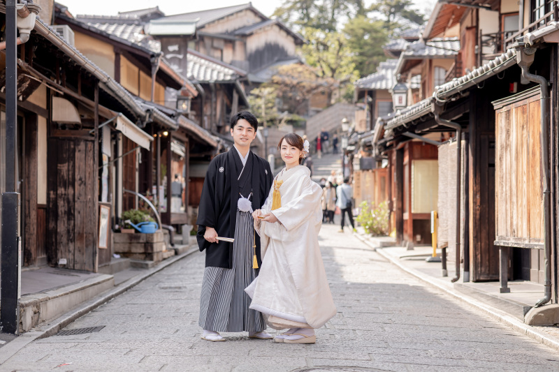 八坂の塔付近へ