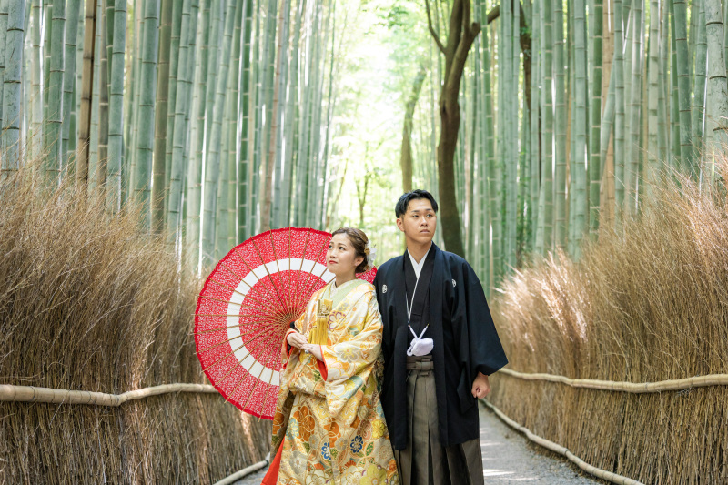 嵐山での和装前撮り