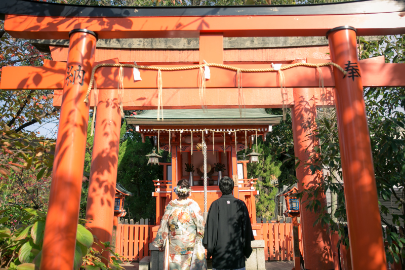 寺社仏閣で撮影