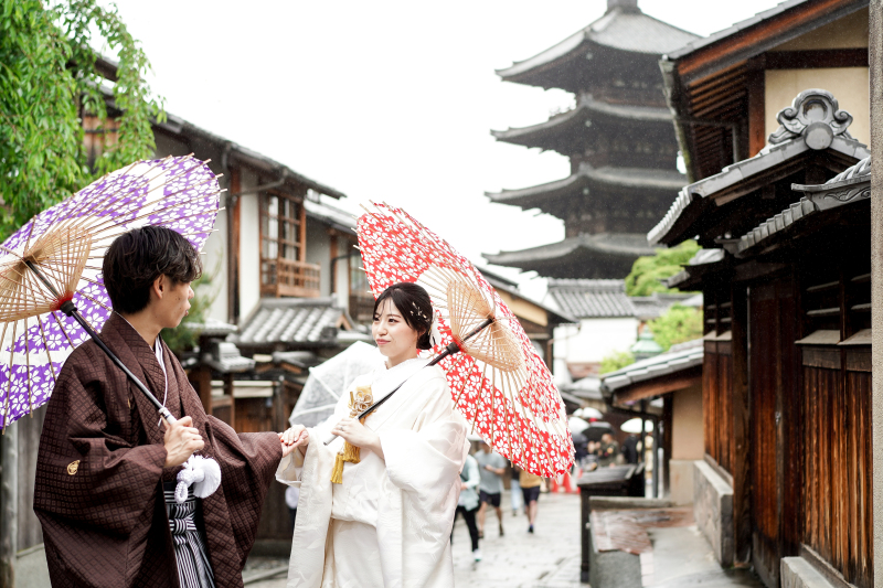 八坂の塔付近と嵐山で撮影！ロケ地2か所