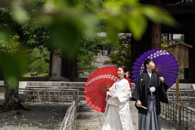 金戒光明寺の白無垢ロケ｜8月