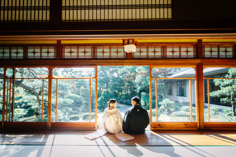 白河院での和装前撮り