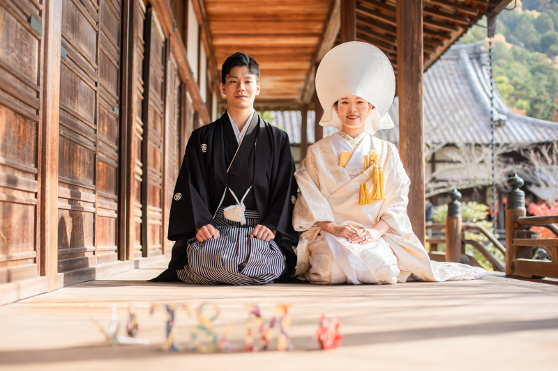 揃ってお座りポーズ