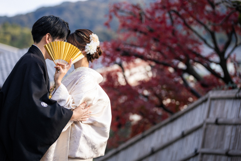 お顔隠しショット