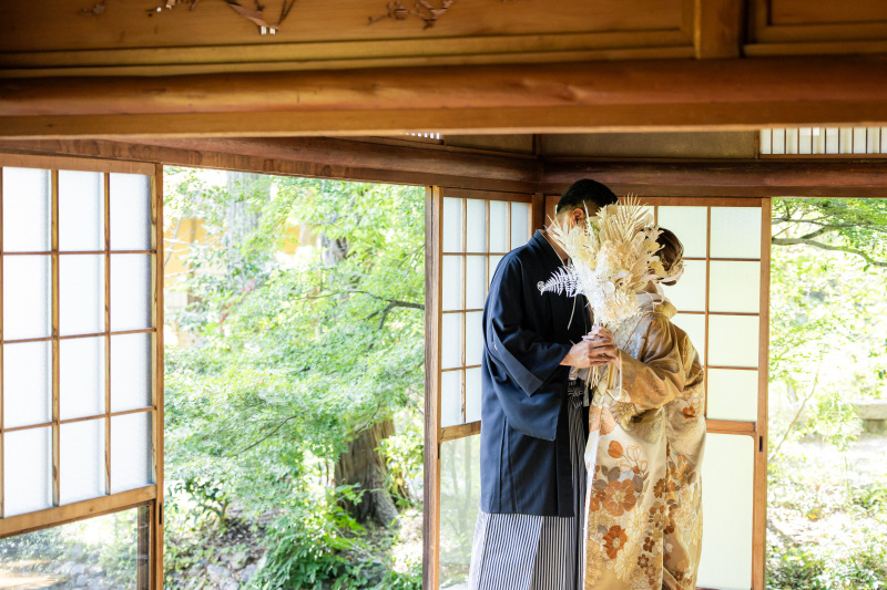 お顔隠しショット