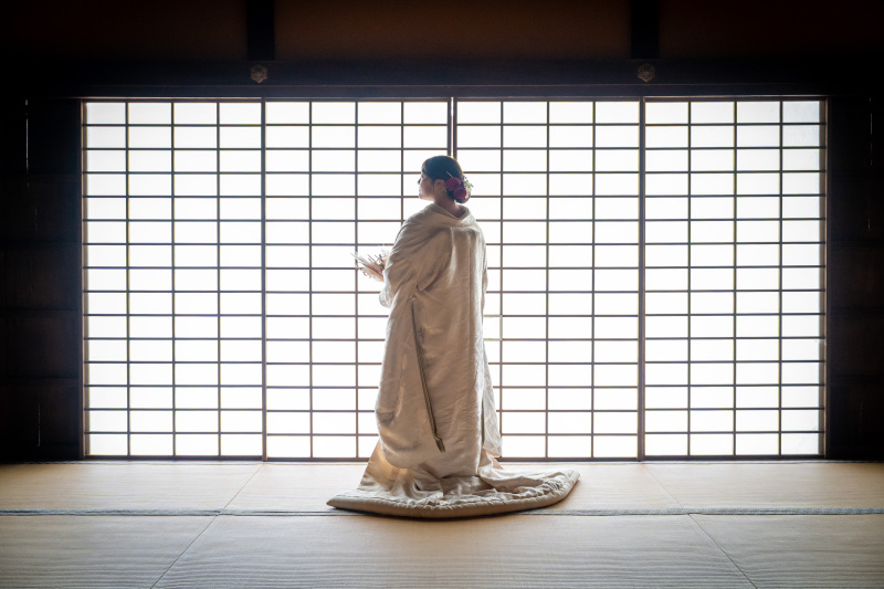 新婦様のソロ全身