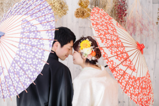 カラフルスタジオで白無垢撮影！