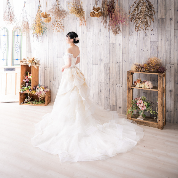 新婦様の後ろ姿